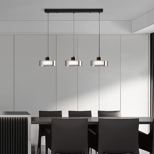 Suspension verre laiton brossé noir design haut de gamme LWX