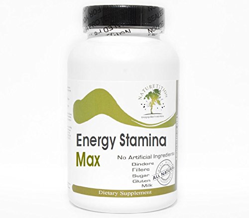 Energy Stamina Max ~ 90 Capsules - No Additives ~ Naturetition Supplements