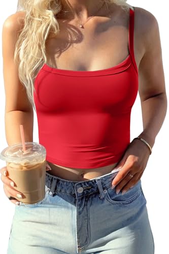 Soutien-gorge de sport long et débardeur 2-en-1 à maintien optimal