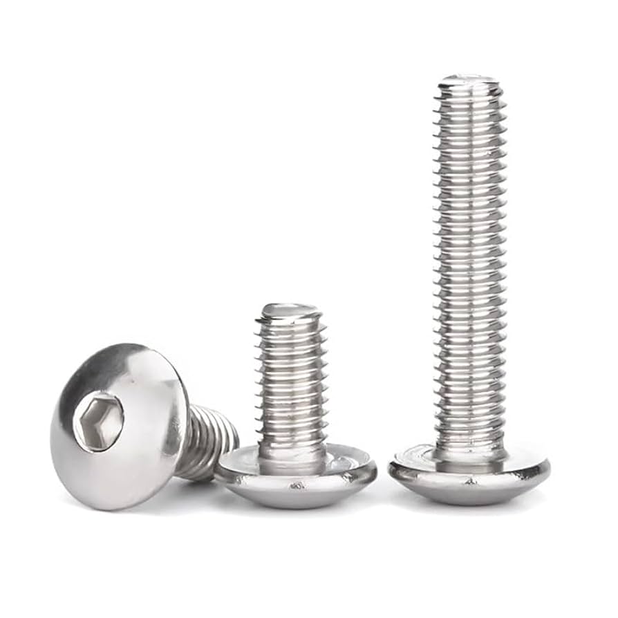 Amazon | 10 個 304 ステンレス鋼大型傘頭六角ネジ大型丸頭