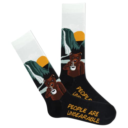 K. Bell Men's Funny Crew Socks