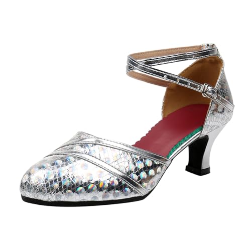 Sandales danse classique femme confortables à talon stable de 6cm