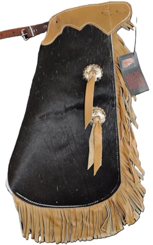 Kids Chinks/Size 7/8 5/6 3/4 Leather Kids Chinks/Cowhide Kids Chinks/Black Cowhide Kids Chinks/Kids Chinks/R Bar K (3/4T)