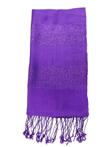 Image of SHAWKH Trends Stunning Viscose Stoles Scarf for Girls and Women | Breathable Sun Protection Light Weight (45 C.M X 180 C.M) (SH-ON-V-1015)
