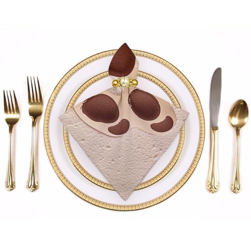 Servilletas de Tela con Estampa de Huella de Perro 4 Piezas miniatura 3