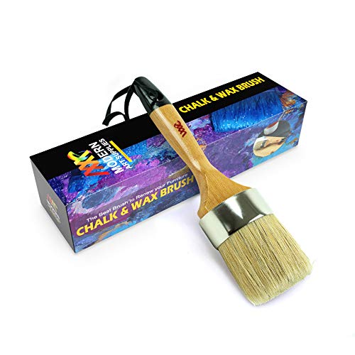Professional Chalk & Wax Paint Brush - Home Decor Cabinets Stencils & Wooden