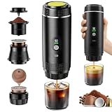☕【Riscaldamento rapido e crema ricca】La Macchina Caffe Portatile riscalda l'acqua alla temperatura perfetta per l'espresso in soli 5 minuti, senza bisogno di bollitore! La pressione di 20 bar garantisce un'estrazione fluida con una crema ricca, paragonabile ai risultati delle macchine da ufficio professionali!Controllo preciso della temperatura per garantire un gusto puro.