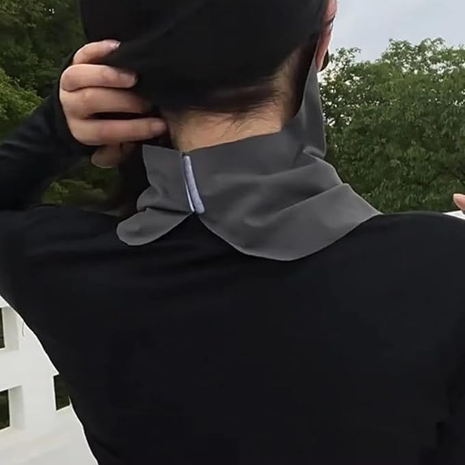 Image of TOMORROW UV protection mask, UV protection face cover, cooling, cycling face mask, men sun Head cover, hiking mask, soft fabric.