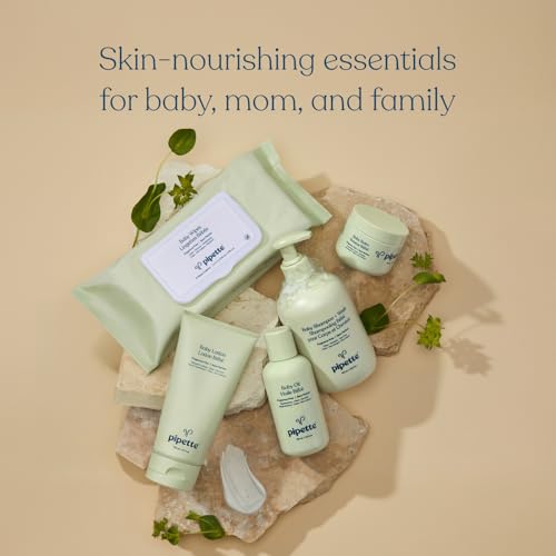 Pipette Baby Shampoo and Body Wash - Vanilla + Ylang Ylang, Tear-Free Bath Time, Hypoallergenic, Moisturizing Plant-Derived Squalane, Non-Toxic, Sulfate Free, 11.8 fl oz