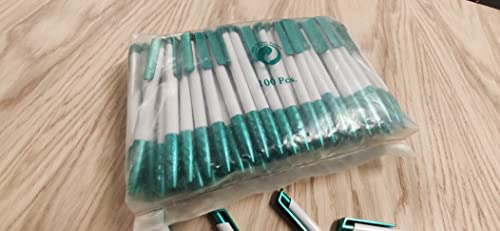 Stylos à bille rétractables à encre noire lot de 100 écriture fluide bureau