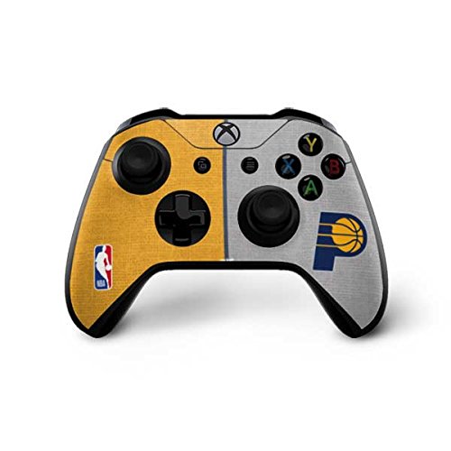 Skinit Decal Gaming Skin Compatible with Xbox One X Controller - Officially Licensed NBA Indiana Pacers Canvas Design