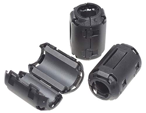 KAUMO フェライトコア φ13mm 10個パック 耐高温 耐腐食 耐摩耗性 ノイズフィルター ノイズ吸収