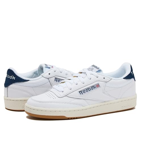 Image of Reebok Club C 85 Vintage Tennis Sneakers for Women, Casual White Womens Shoes, Size 5 to 11