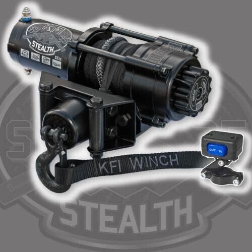 KFI SE25 2500lb Winch y Kit de Montaje para ATV miniatura 4