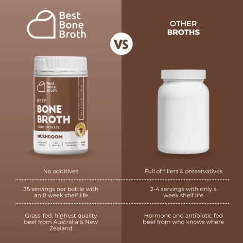 Premium Beef Bone Broth Concentrate Mushroom Flavour