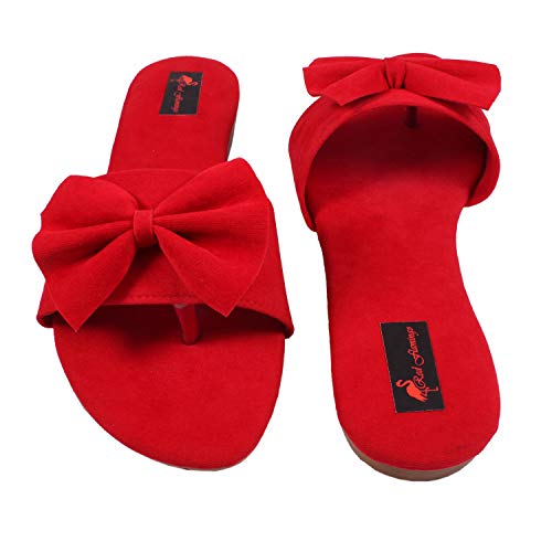 Image of Red Flamingo Womens And Girls flat sandal