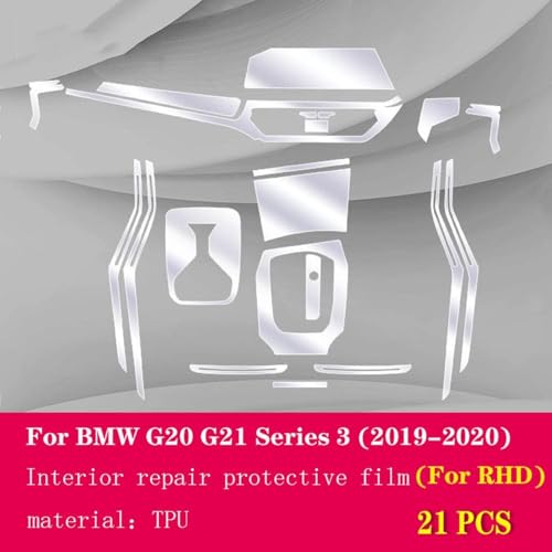 Protection PPF transparente pour écran LCD et console BMW
