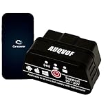 BT 5.0 Wireless OBD2 Scanner - Car Code Reader Diagnostic Tool for iOS & Android, Read/Clear Fault Codes, Check Engine Scan Tool for 1996+ Gas Vehicles, 9V-24V Wide Operating Range