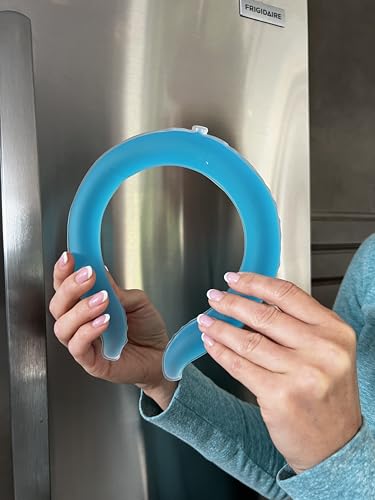 Spark Innovators Cool 360 – Reusable Cooling Neck Wraps, Instant Ice Cold Relief for Summer Heat, Hot Flashes, Sports, Gym, & Outdoor Activities – Gel Ice Pack Cools in 30 Minutes, One Size, Set of 2