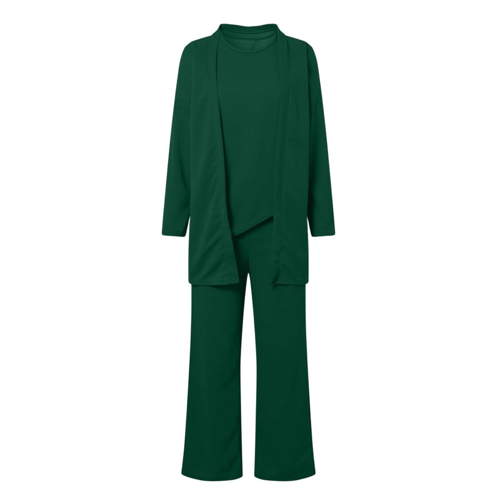 Sport Set Damen - Damen Sommer Outfit 3-Teiliges Outfit für Jeden Tag – Schlankmachende Bequeme Und LäSsige Hosen
