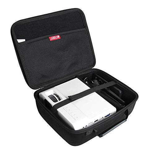 Hermitshell Hard Travel Case for VIVIMAGE Explore 2 Mini WiFi Projector 4500 Lux 1080P Supported Projector (Case for Projector + Tripod)