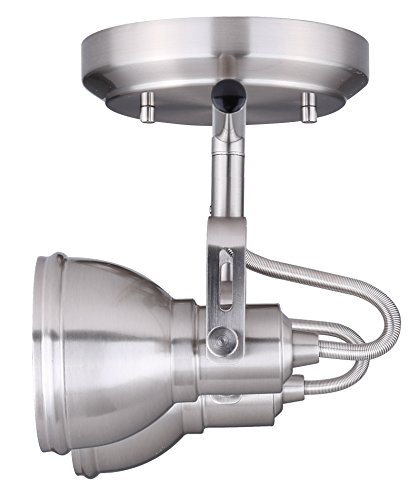 CANARM IT622A02BN10 LTD Polo 2 Light Track Rail, Brushed Nickel with Adjustable Heads - Thumbnail 7