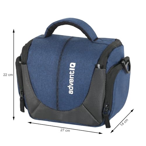 Image of Compact Captura Pro 0297 Camera Bag for DSLR & Mirrorless - Fits Nikon, Canon, Sony - Camera Bag for Travel - Shockproof Sling Case for Lens - Water-Resistant (Melange Blue)