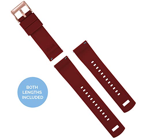 Image of BARTON Elite Silicone Watch Bands - Gold Buckle Quick Release