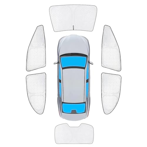 Image of KMF 6pcs Thicken Sun Shades for Toyota Camry 2018-2024 Accessories,Full Window Car Window Covers Sunshade for Windshield Side Rear, UV Block and Blackout Privacy for Camping Outdoor