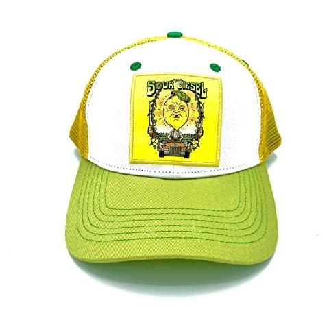 Califari Sour Diesel Trucker Hat - Featuring Breathable Mesh, Snapback Made for Men and Women et All Cover