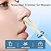 Kismiger 10-Pack Nose Hair Trimmer for Men,2-in-1 Nasal Hair Cutter Sticks Double Sided Nose Knife，Portable 360° Rotating Manual Nose Hair Cutter for Women and Men