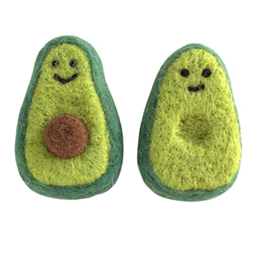 Matthew + Mae Wool Felt Avocado Shapes, Set of 2,
