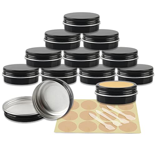 Lote De 70 Botes De Crema Vacíos De 5 Ml - Ideales Para Cremas, Bálsamos Labiales, Muestras - Incluye Etiquetas Y Espátulas