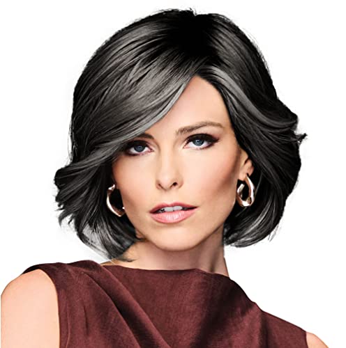 GABOR TREND ALERT Chin-Length Full Volume Bob Boy Cut Wig,