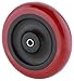 Steelex D2653 Polyurethane Wheel, Red, 5-Inch