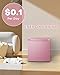 Upstreman 1.7 Cu.ft Mini Fridge with Freezer, Dorm Essentials, Adjustable Thermostat, Energy Saving, Low Noise, Single Door Compact Refrigerator for Dorm, Office, Bedroom, Pink-FR17