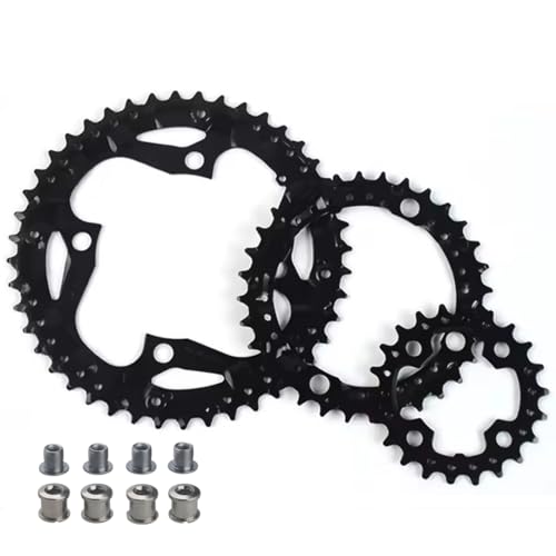 FiTspi 64/104 BCD - Plato de bicicleta de montaña 3 x 9S 22T 32T 44T para bicicleta de montaña duradero para bicicleta de montaña, bicicleta de montaña