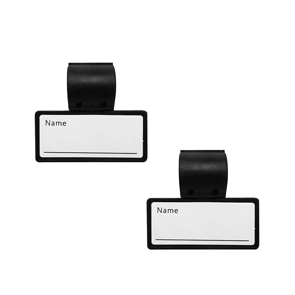 Amazon.co.jp: 2個セットブラック聴診器ネームタグ ネームタグ小物