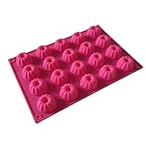 【Alta calidad】 Hecho de silicona segura y de alta calidad, no tóxica y segura sin preocuparse por problemas de salud. No se preocupe por las grietas, use moldes de plástico duro y, a veces, el molde se agrieta cuando intenta sacar las piezas. Pero este molde de silicona no se agrietará ni se romperá. Puedes quitar fácilmente los cupcakes o el chocolate.