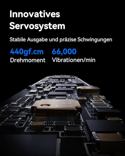 Laifen Wave elektrische Zahnbürste, Oszillation & Vibration elektrische Schallzahnbürste für Erwachsene mit 3 Bürstenköpfen, IPX7 wasserdicht magnetisch wiederaufladbar Reisezahnbürste (ABS Blau) – Bild 5