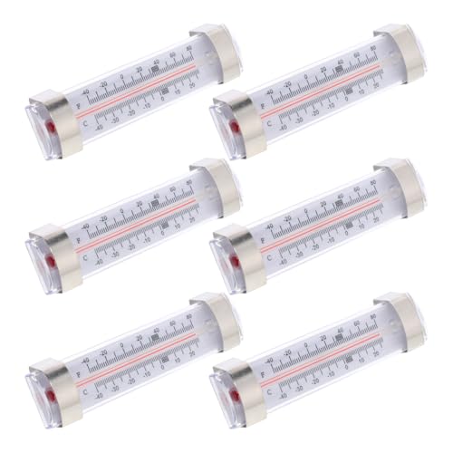 Thermomètres de réfrigérateur en acier pour éviter les pannes de froid en lot de 6
