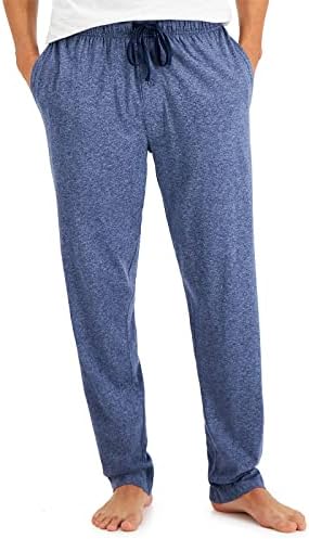 Hanes Men's X-Temp Jersey Pant, Denim, Large