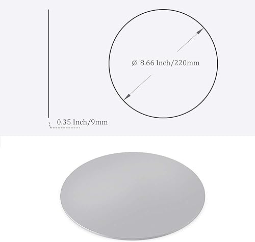 Miniatura 7 de Base giratoria para monitor de rotación de 360° de aleación de aluminio plateado, amplia compatibilidad, diseño estable, para iMac, laptop, TV y más