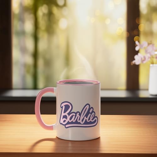 Taza de cerámica Barbie Candy Striped 11 oz miniatura 3