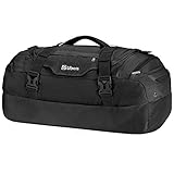 Ubon Bolsa de Viaje Grande Bolsa de Mano con Compartimento Ligera Multi-Bolsillo Bolsa de Deporte para Dos usos Fin de Semana Equipaje para Senderismo Camping Playa y Gimnasio Bolsa Unisex Negro 80L