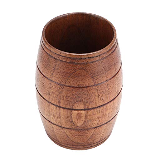 Tasse En Bois, Tonneau Créatif Tasse à Bière Ménage Naturel Classique Bois Tasse à Eau Bière Café Lait Tasse à Thé
