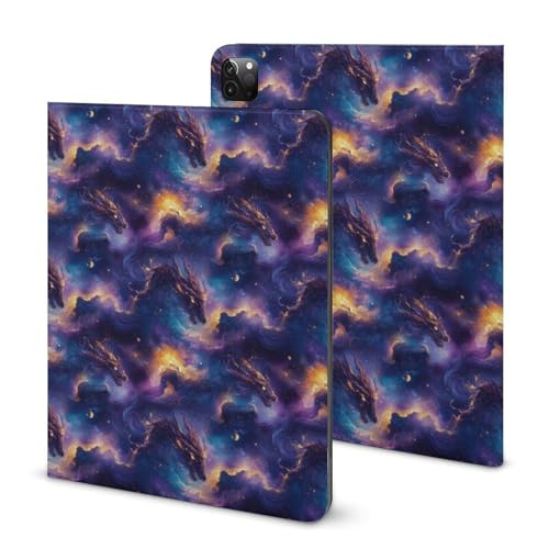 Étui iPad Pro 11 imprimé dragon étoile fantastique haut de gamme