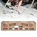 Keenso Wooden Rock Climbing Hangboard, Wooden Hangboard Climbing Board Fingerboard Climbing Training Board for Building Core Strength and Endurance
