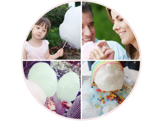 Zuckerwattemaschine, Premium-Süßigkeitenmaschine, 500 W, Retro-Maschine, Fairground-Stil, Baumwolle, 25 x 27 cm, Braun – Bild 3