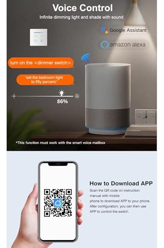 UK Standard Wandschalter Dimmer Schalter Kristallglas Panel Wireless Wandleuchte Touch Dimmer Schalter (wei&szlig;)